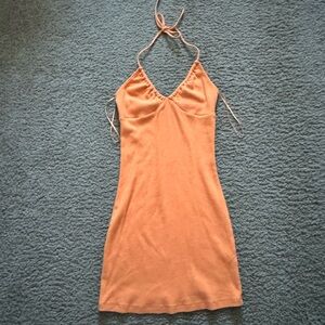 Garage Halter Mini Dress